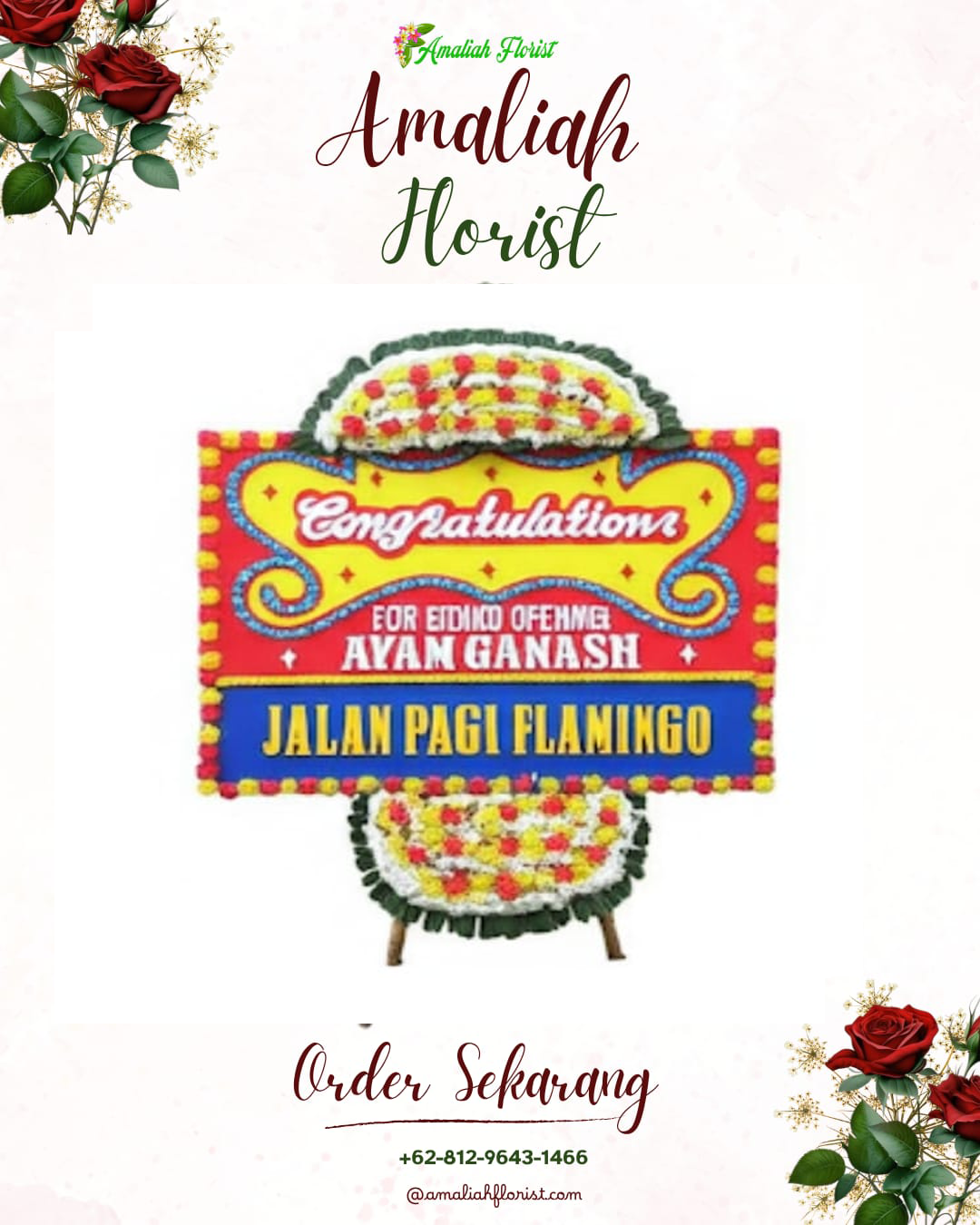 Sewa Papan Bunga Babadan